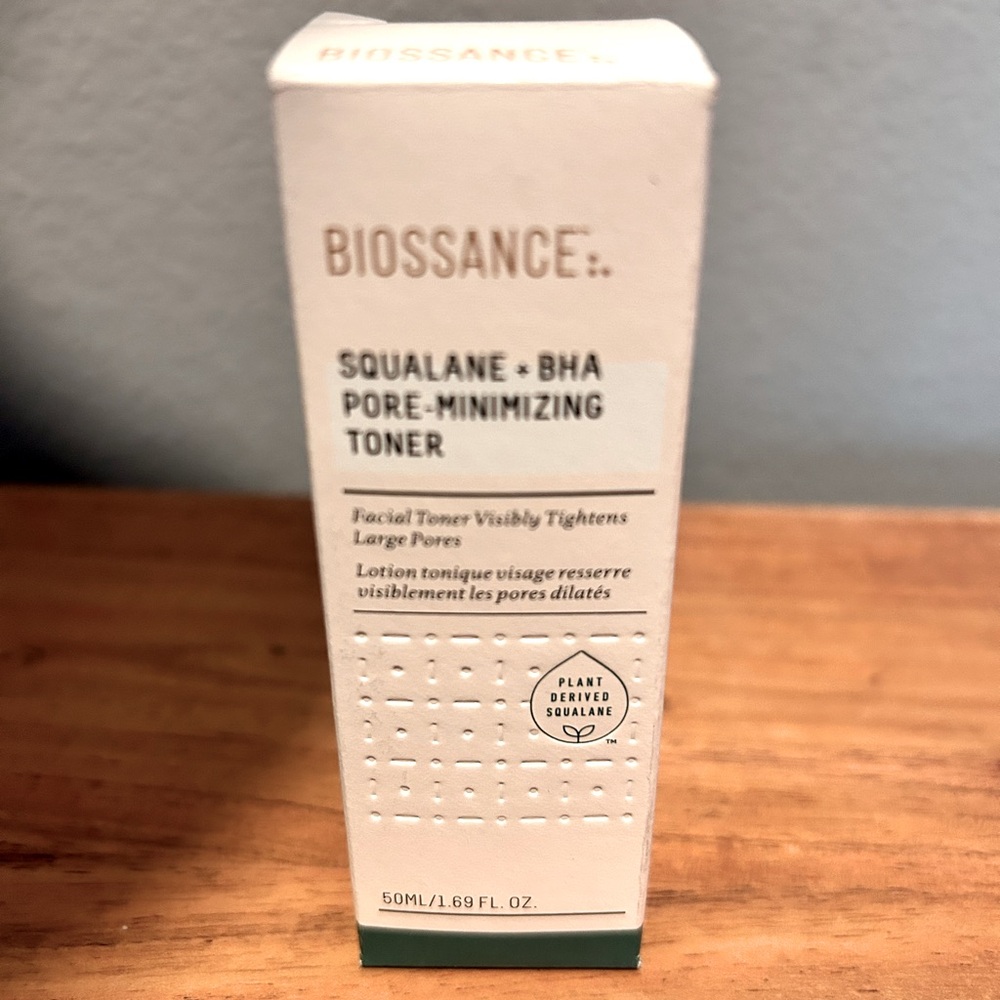 New Biossance toner